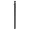 Dekorativ puller | Serie 478B | � 76 mm | fastmonteret, til indst�bning i beton med jordanker, total l�ngde ca. 1300 mm | uden l�s | med 1 �je